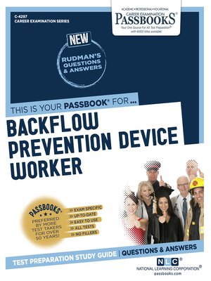 cover image of Backflow Prevention Device Worker